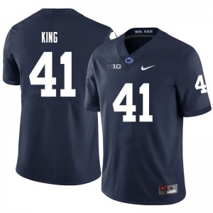 Men's Kobe King Navy Penn State Nittany Lions #41 College Football Game Jersey 731418-851