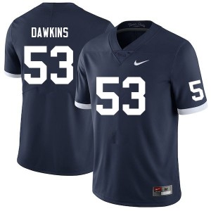 Men Nick Dawkins Retro Penn State Nittany Lions #53 College Football Game Jersey 347200-646