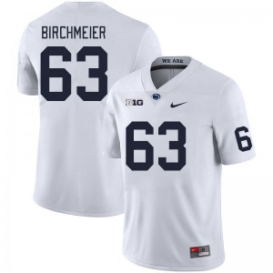 Men's Alex Birchmeier White Penn State Nittany Lions #63 College Football Embroidery Jersey 370985-655