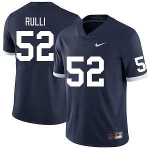 Mens Dominic Rulli Retro Penn State Nittany Lions #52 College Football Stitched Jersey 232370-982