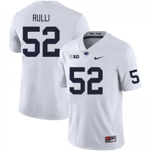 Men Dominic Rulli White Penn State Nittany Lions #52 College Football Game Jersey 270541-895