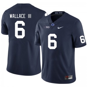 Men's Harrison Wallace III Navy Penn State Nittany Lions #6 College Football Stitched Jersey 239343-899