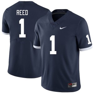 Mens Jaylen Reed Retro Penn State Nittany Lions #1 College Football Replica Jersey 716590-325