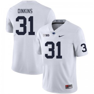 Men Kolin Dinkins White Penn State Nittany Lions #31 College Football Alumni Jersey 575910-635
