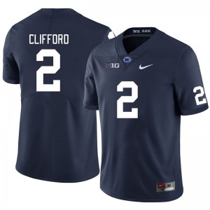 Men Liam Clifford Navy Penn State Nittany Lions #2 College Football Stitched Jersey 462758-943