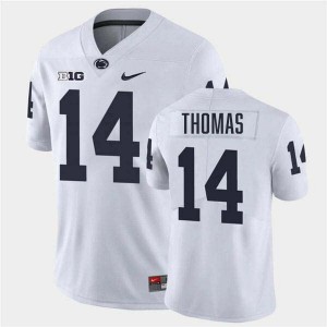 Men's Braz Thomas White Penn State Nittany Lions #14 College Football Stitched Jersey 543232-185