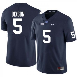 Mens Daryus Dixson Navy Penn State Nittany Lions #5 College Football Stitched Jersey 518955-247