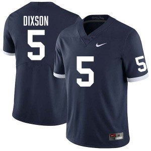 Mens Daryus Dixson Retro Navy Penn State Nittany Lions #5 College Football Stitched Jersey 885720-820