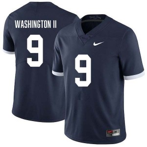 Men Elliot Washington II Retro Navy Penn State Nittany Lions #9 College Football Stitched Jersey 797340-228