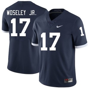 Mens Kenny Woseley Jr. Retro Penn State Nittany Lions #17 College Football University Jersey 700450-503