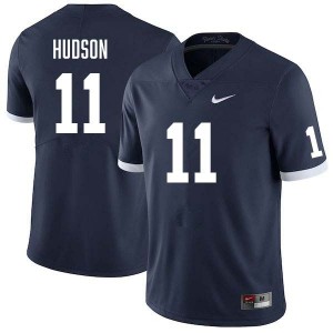 Mens Kyron Hudson Retro Navy Penn State Nittany Lions #11 College Football Stitched Jersey 556844-750