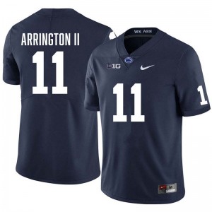 Men LaVar Arrington II Navy Penn State Nittany Lions #11 College Football Stitched Jersey 405877-611