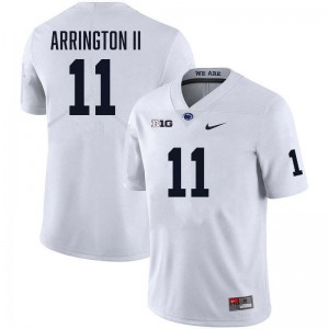 Men's LaVar Arrington II White Penn State Nittany Lions #11 College Football Stitched Jersey 676723-200