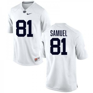 Mens Lyrick Samuel White Penn State Nittany Lions #81 College Football Stitched Jersey 232553-335