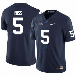 Men Devonte Ross Navy Penn State Nittany Lions #5 College Football Stitched Jersey 847501-626