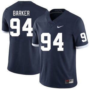 Men Ryan Barker Retro Penn State Nittany Lions #94 College Football High School Jersey 384082-564