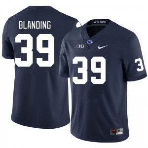Mens Ty Blanding Navy Penn State Nittany Lions #39 College Football Embroidery Jersey 506839-888