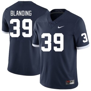 Men's Ty Blanding Retro Penn State Nittany Lions #39 College Football University Jersey 221507-480