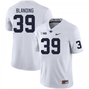 Men Ty Blanding White Penn State Nittany Lions #39 College Football NCAA Jersey 139154-383