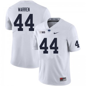 Men Tyler Warren White Penn State Nittany Lions #44 College Football University Jersey 948182-500