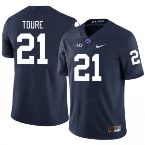 Men Vaboue Toure Navy Penn State Nittany Lions #21 College Football Embroidery Jersey 322536-542