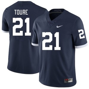 Men Vaboue Toure Retro Penn State Nittany Lions #21 College Football NCAA Jersey 464706-561