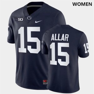 Women's Drew Allar Navy Penn State Nittany Lions #15 Football Jersey 559896-156