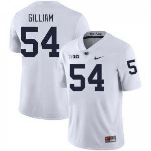 Mens Xavier Gilliam White Penn State Nittany Lions #54 College Football 2024-25 Jersey 291335-714
