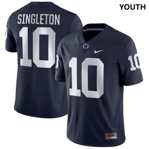 Youth Nicholas Singleton Navy Penn State Nittany Lions #10 Football Jersey 254899-822