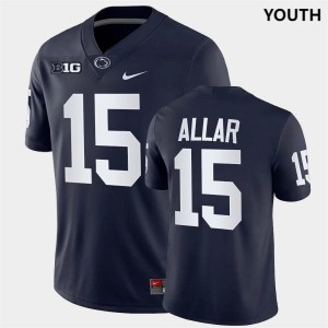Youth Drew Allar Navy Penn State Nittany Lions #15 Football Jersey 338588-538