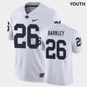 Youth Saquon Barkley White Penn State Nittany Lions #26 Football Jersey 664212-153