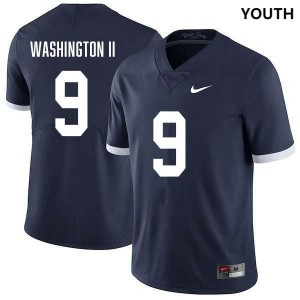 Youth Elliot Washington II Retro Navy Penn State Nittany Lions #9 College Football Stitched Jersey 292655-950