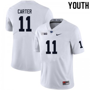 Youth Abdul Carter White Penn State Nittany Lions #11 College Football 2024-25 Jersey 436849-386