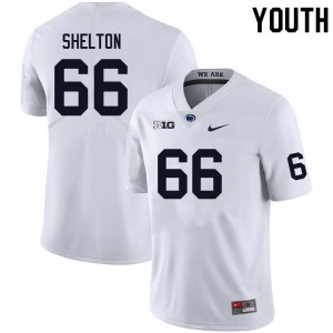 Youth Drew Shelton White Penn State Nittany Lions #66 College Football Stitched Jersey 781944-501
