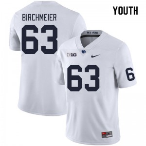 Youth Alex Birchmeier White Penn State Nittany Lions #63 College Football Official Jersey 669963-797