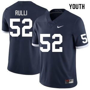 Youth Dominic Rulli Retro Penn State Nittany Lions #52 College Football High School Jersey 733094-312