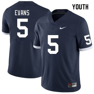 Youth Omari Evans Retro Penn State Nittany Lions #5 College Football Alumni Jersey 520751-482