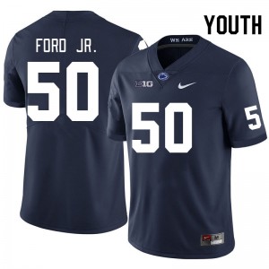 Youth Alonzo Ford Jr. Navy Penn State Nittany Lions #50 College Football Player Jersey 703579-794