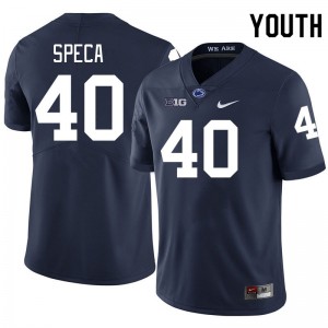 Youth Anthony Speca Navy Penn State Nittany Lions #40 College Football Game Jersey 230469-648