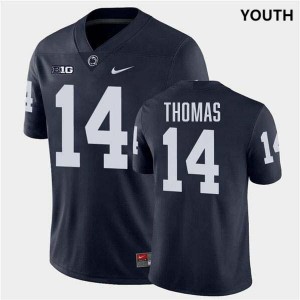 Youth Braz Thomas Navy Penn State Nittany Lions #14 College Football Stitched Jersey 529375-366