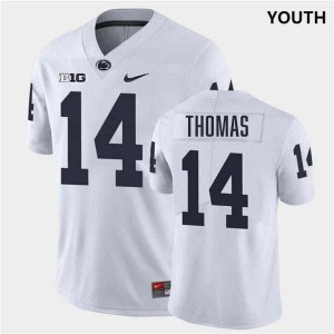 Youth Braz Thomas White Penn State Nittany Lions #14 College Football Stitched Jersey 932294-894