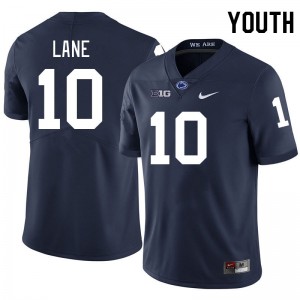 Youth Dejuan Lane Navy Penn State Nittany Lions #10 College Football 2024-25 Jersey 484573-519