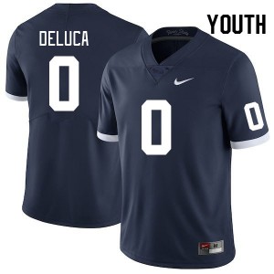 Youth Dominic DeLuca Retro Penn State Nittany Lions #0 College Football Game Jersey 816950-236