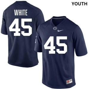 Youth Enai White Navy Penn State Nittany Lions #45 College Football Stitched Jersey 905294-272