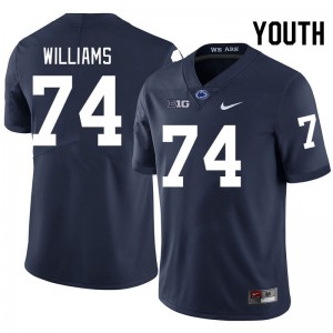 Youth J'ven Williams Navy Penn State Nittany Lions #74 College Football Limited Jersey 172628-981