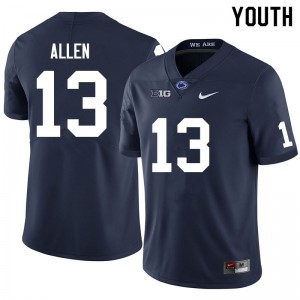 Youth Kaytron Allen Navy Penn State Nittany Lions #13 College Football High School Jersey 251283-444