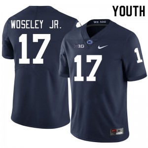 Youth Kenny Woseley Jr. Navy Penn State Nittany Lions #17 College Football Alumni Jersey 513446-895