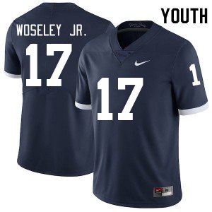 Youth Kenny Woseley Jr. Retro Penn State Nittany Lions #17 College Football Stitched Jersey 493494-616