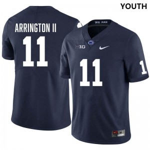 Youth LaVar Arrington II Navy Penn State Nittany Lions #11 College Football Stitched Jersey 627696-232