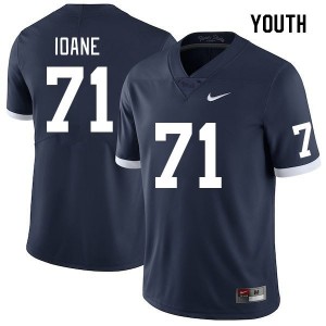 Youth Olaivavega Ioane Retro Navy Penn State Nittany Lions #71 College Football Stitched Jersey 691476-314
